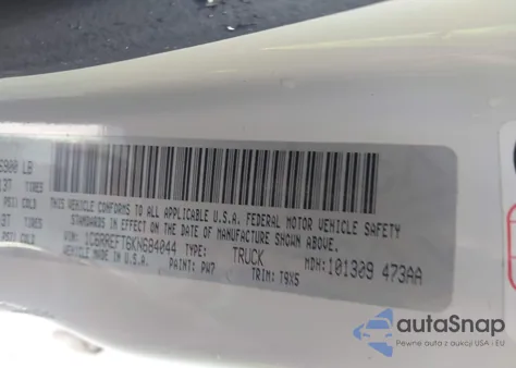 2019 Ram 1500 Big Horn/Lone Star 4X2 5'7 Box из США, поврежденный, VIN 1C6RREFT6KN684044